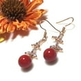 thumbnail image 4 of Pendiente con colgante de de cristal Pendiente de Accesorios de joyería Favores de para mujer Pendientes de Colcomx Pendientes de oro rosa, 4 of 8