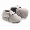 thumbnail image 3 of Finex Baby Tassel Suede Leather Shoes Newborn Candy Color Shoes, 3 of 4