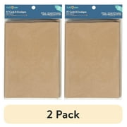 (2 pack) Hello Hobby A7 Blank All Occasion Greeting Cards, with Envelopes 5" x 7" (12 Count)
