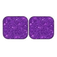 thumbnail image 7 of Daiia Purple Glitter 2PCS Car Windshield Sun Shade, Foldable Sun Shield for Car Front Window, Auto Sun Blocker Visor Protector Universal for Truck SUV Pickup-Large, 7 of 7