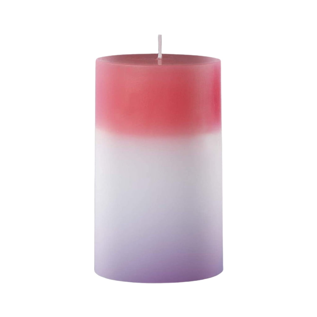 for Creative LED Color Changing Candle Real Wax Wick Pillar Candles for