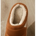 thumbnail image 3 of Men's Quilted Slip-on Slippers Technical-cloth Soft Fuzzy Comfy Non-slip Campground Style House Shoes, 3 of 8