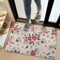 thumbnail image 2 of Pioneer Flower Floral Print Pattern Door Rugs,Washable Non Slip Door Mats Indoor,Decorative Door Mats,Entry Mat Indoor for Entrance,Bedroom,Kitchen,Bathroom,20"x32", 2 of 6