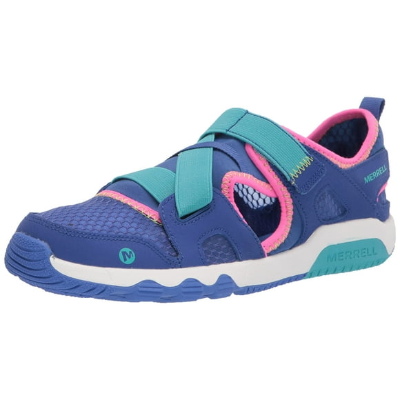 Merrell Girls Hydro Free Roam Monarch Sandal, Blue/Turquoise, 5 Big Kid