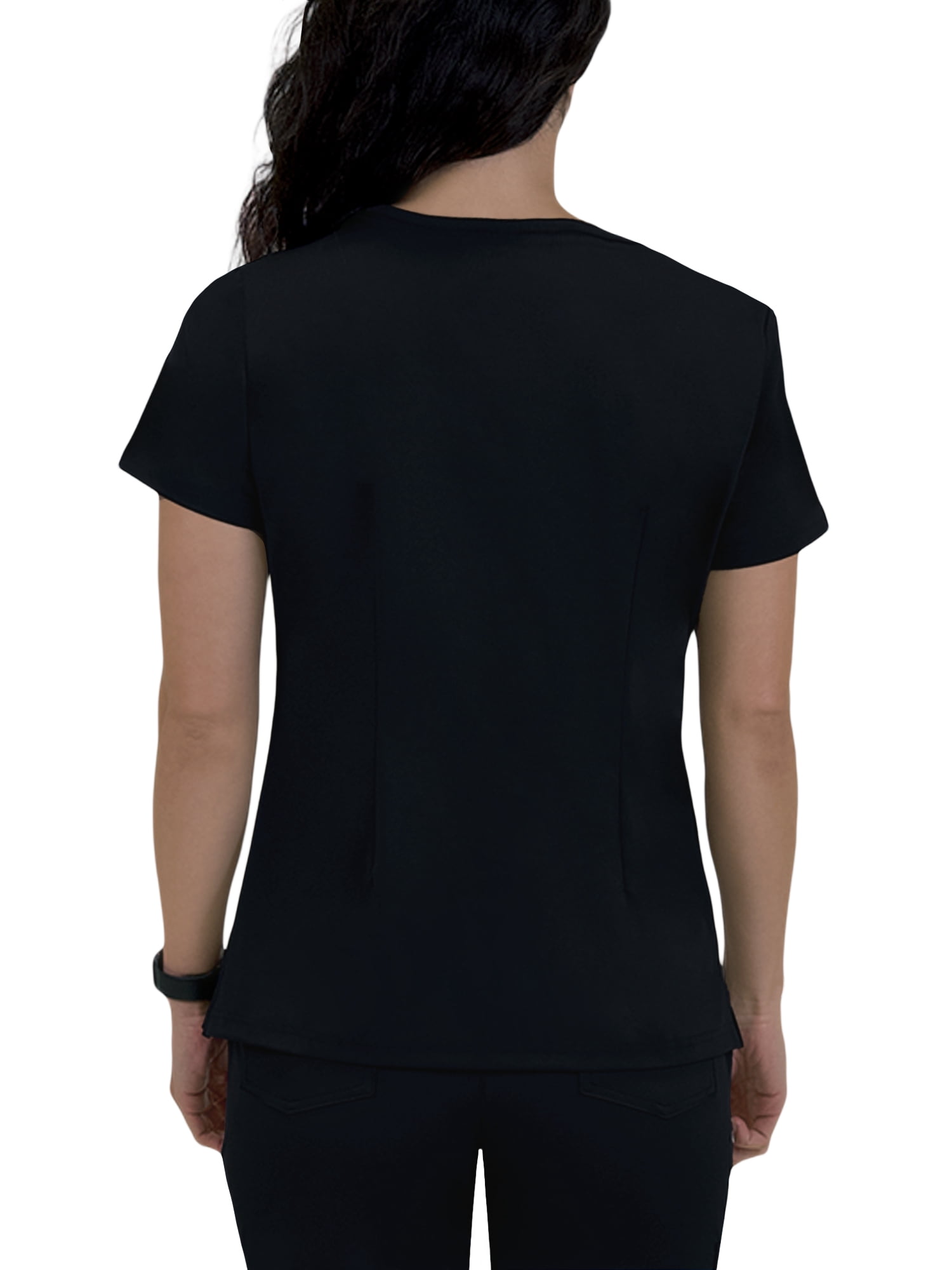 Doctor's Choice Pro Fit Antimicrobial Moisture Wicking Women's Scrub Top, 3 Pockets, Sizes S - XXXL