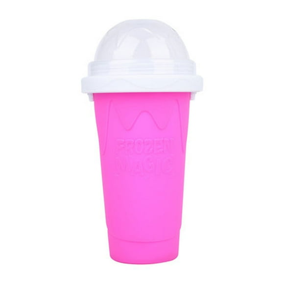 Zshan 1pcs Tasse à smoothie Maison Extérieur Été Tasse à Pince Tasse à smoothie Été Secoue un Pincement dans une Tasse à Glace (Couleur Livraison Aléatoire)