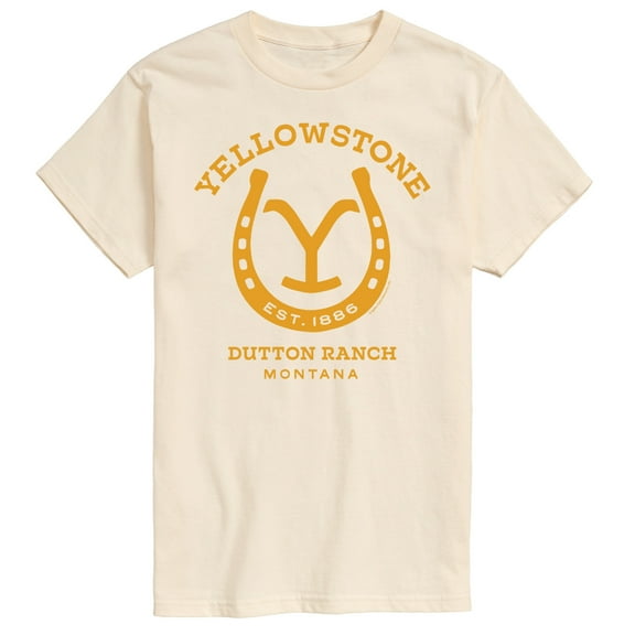 Yellowstone - Horseshoe Lockup - Men's Short Sleeve Graphic T-Shirt