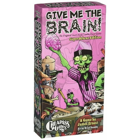 Cheapass Games Give Me The Brain Superdeluxe Edition - The Original Fast-Food Zombie Card (Best Ios Zombie Games 2019)