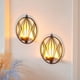 thumbnail image 1 of Candelabro montado en la pared de estilo vintage, candelabro de hierro creativo Triumph, decoraciones de pared para el jardín del hogar, candelabro montado en la pared, negro ShuxiuWang 8390613678447, 1 of 1