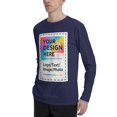 thumbnail image 7 of USPEED Personalized Tee Custom Long Sleeve Shirts for Men Design Your Own Image Text Photo Front/Back Print, 7 of 7