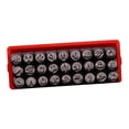 thumbnail image 2 of Set de sellos de metal Professional Steel Alphabet Stamp Set para marcas de impresión Letras minúsculas, 2 of 8