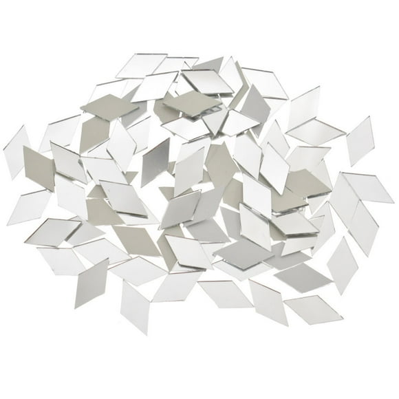 MOKKHNB 200Pack Self Stick Acrylic Mirror Sheets For Disco Ball Decorations And Diy Crafts