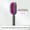 Large upgraded push-button model - Purple, variant on Retractable Self-Cleaning Cushion Brush, 3D Push Button Hair Brush with Elastic Airbag, Detangling Scalp Massage Comb for Thick Coarse Hair, White Red