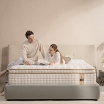 Queen Mattress,12 Inch Queen Size Mattresses in a Box,Memory Foam Hybrid Mattress ,with Individual Pocket Spring for Motion Isolation & Silent Sleep&Lumbar Support & Pressure Relief,Medium Firm