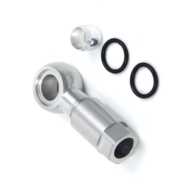 Conectores de Manguera de Freno de Disco Hidráulico Toystoory para Bicicletas de Montaña Plata