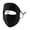 Black, variant on Shadoumai Summer face Gini Sunscreen mask, Full face ice Silk Breathable face Protection Sunshade Cycling mask