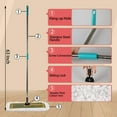 thumbnail image 4 of 24inch Industrial Commercial Dust Mop 2 Sets // Heavy Duty Dust Mop // 63inch Length Stainless Steel Handle //Easily Clean Large Area Factory,Shopping Mall,Garage, 4 of 7