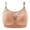 Beige, variant on Bra Pocket Bra for Breastforms (Red, 42)