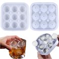 thumbnail image 1 of 9 Cavity Soccer Round Silicone Sphere With Funnel Type Lid Suitable For Drinks Silicone Fun Shapes, 1 of 4