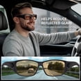 thumbnail image 5 of Photochromic Polarized Over Glasses Sunglasses for Prescription Eyeglasses, UV400 Transition Lenses, TR90 Lightweight 26g, Glare Reduction Sunglasses for Men & Women, 5 of 7
