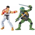 thumbnail image 3 of Teenage Mutant Ninja Turtles vs Street Fighter Leonardo vs Ryu Action Figure 2-Pack, 3 of 5