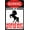 Warning Sign 5, variant on Beware Of Horse Warning Sign - 8"x12" Aluminum Sign, Fence Gate Outdoor Farm Safety Decoration