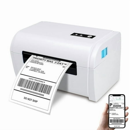 SIHAO Bluetooth Thermal Shipping Label Printer, 4x6in Portable Thermal Address Label Printer for Shipping Packages, Compatible with iPhone,Android,Windows,Mac,Chromebook