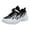 Black, variant on Kids Boys Platform Running Shoes Trendy Splice Leather Sneakers Antislip Basketball Shoes Comfy Trainers Athletic Shoes Black 11 Little Kid