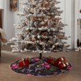 thumbnail image 4 of Sikiie Flowers And Humming Bird1 Christmas Tree Skirt, Christmas Tree Decorations, Christmas Decor, Tree Mat Decoration(30-48IN)-30", 4 of 6