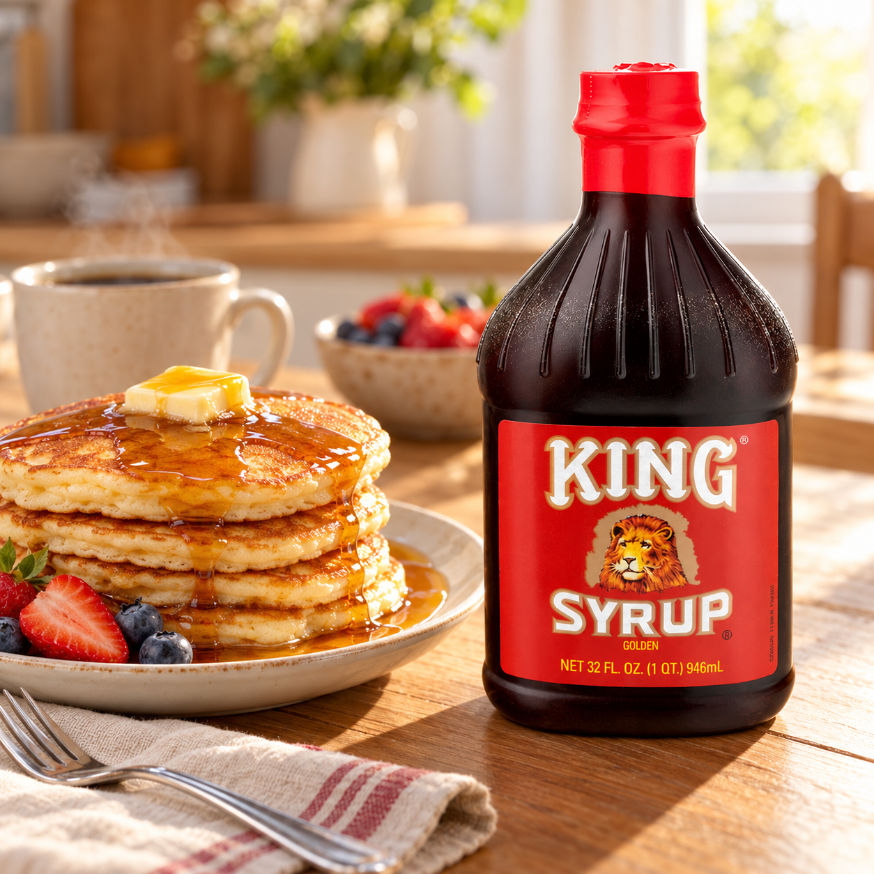 King Golden Syrup, 32 fl oz Bottle - Walmart.com