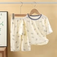 thumbnail image 2 of KPOPLK Baby Infant Girls Pajama Set 6M-7T Kids Cute Toddler Snug fit Pjs Cotton Sleepwear(9-10 Years,Grey), 2 of 4