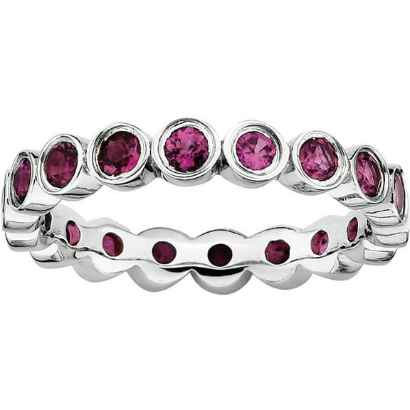 Rhodolite Garnet Sterling Silver Ring