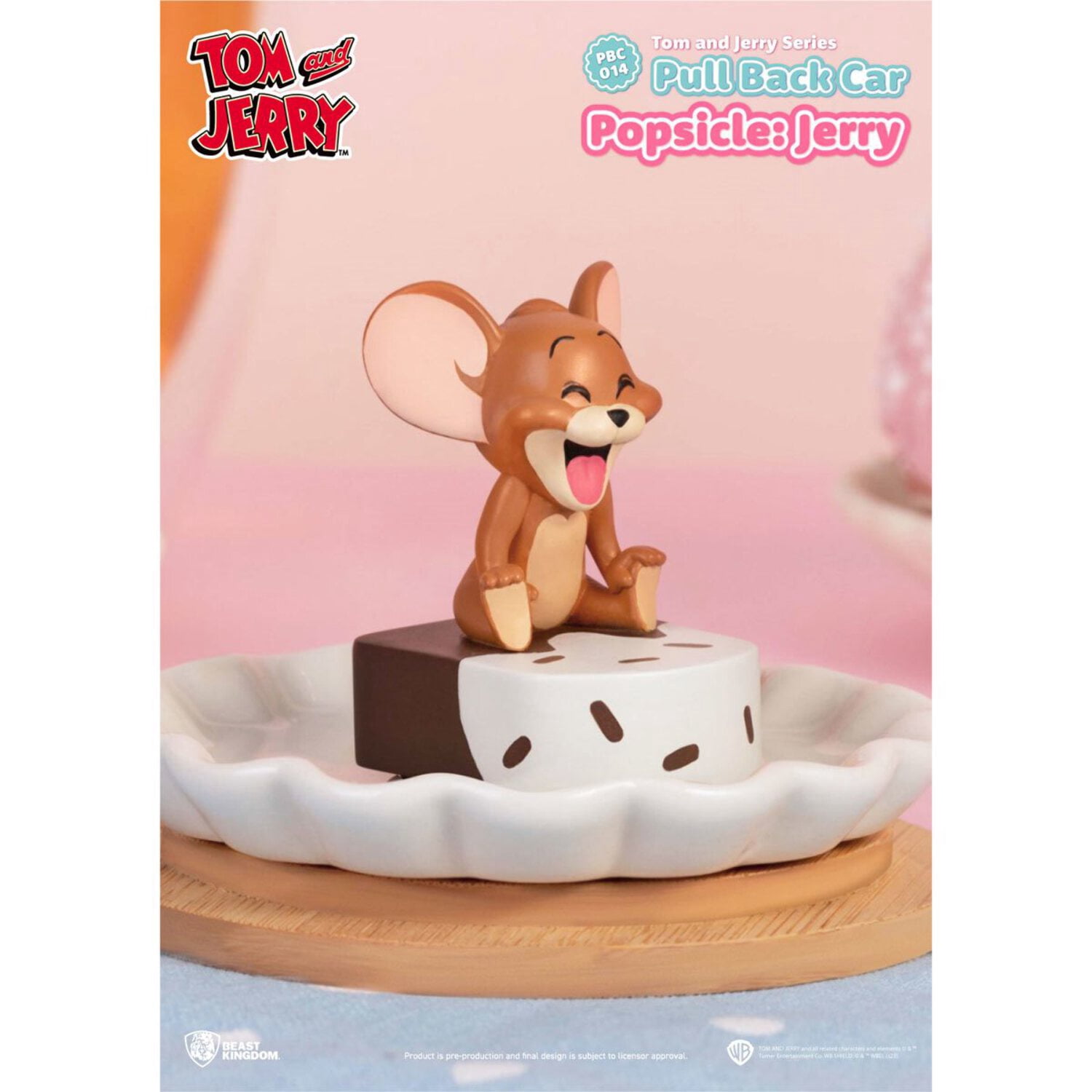 Tom and Jerry Series Pull Back Car Blind box Set(6pcs)(Pull Back Car)