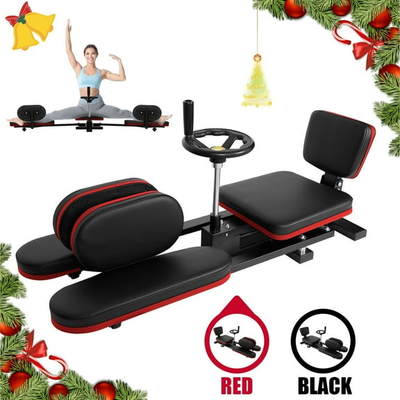 Metal Leg Stretcher Machine Split Adjustable, 400 LBS Split Machine Training Equipment, Red, Heavy Duty Silent Wheels, 38.5x16.5x15 Inch for Beginners