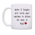 thumbnail image 2 of ThisWear Best Mom Gifts Mother & Daughter Rarely Apart Mother's Day Gifts for Daughter 11 ounce Coffee Mug, 2 of 4
