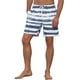 thumbnail image 4 of INSPIRAR CHIC Pantalones de baño de verano para hombres con patrón de teñido anudado, cintura elástica, 34 multicolores, 4 of 5
