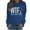 Blue, variant on Wancir Long Sleeve Fall T-Shirt for Women Family Halloween Thanksgiving Tops Casual Thankful Pumpkin Turkey Graphic Tees