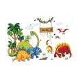 thumbnail image 3 of 2 pegatinas de pared de dinosaurio, pegatinas decorativas para pared, regalos DIY, , adorno para aula, guardería, cocina, niña,, 3 of 8