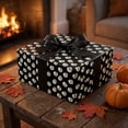 thumbnail image 3 of FastXmas Halloween Wrapping Paper Gift Stickers, Holiday Gift Wrap Paper with Pumpkin Ghost Witch Bat Pattern Halloween Wrapping Paper for Gift DIY Craft, Decor, 27.5x19.7 Per Sheet, 3 of 6