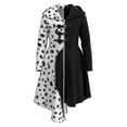 thumbnail image 1 of Cruella De Vil Cosplay disfraz vestido Halloween carnaval traje para mujeres niñas, 1 of 5