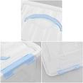 thumbnail image 3 of Cajas con Tapa Transparente, Pack de 6 Cajas de Plastico con Asas, 3 of 4