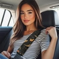 thumbnail image 2 of Uorisanigo Galaxy Butterfly Moon Seatbelt Covers Flannel 2-Pack Universal Car Seat Belt Pads Cover Car Accessories Decoration Accessory Shoulder Strap Pads Compatible with Most Cars, 2 of 7