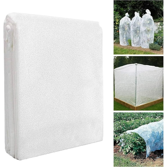 RUseeN Plant Covers Freeze Protection 10 x 30 Ft, 0.9 oz/yd² Thicker Frost Cloth Plant Freeze Protection, Garden Floating Row Covers, Frost Blankets Covers for Outdoor Plants Winter Frost Protection