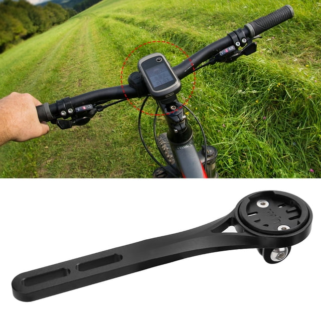 Aluminum Bike Computer Holder, Bike Computer Mount, High Strength Metal For Action Camera Lamp Clip Black And Lamp Clip For WAHOO