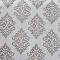 thumbnail image 3 of Superior Venetian Damask Jacquard Grommet Curtain Panel, Set of 2, 52" x 96", Nickel, 3 of 5