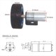 thumbnail image 4 of Kits de 6 V para Vehículos RC de Hobby, Motores de Engranajes de CC, Piezas de Robot, Kit de Ruedas de 65 mm, Motorreductores de 60 RPM para Coches de Juguete Robot., 4 of 5
