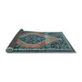 thumbnail image 2 of Ahgly Company Indoor Square Medallion Light Blue Traditional Area Rugs, 4' Square, 2 of 4