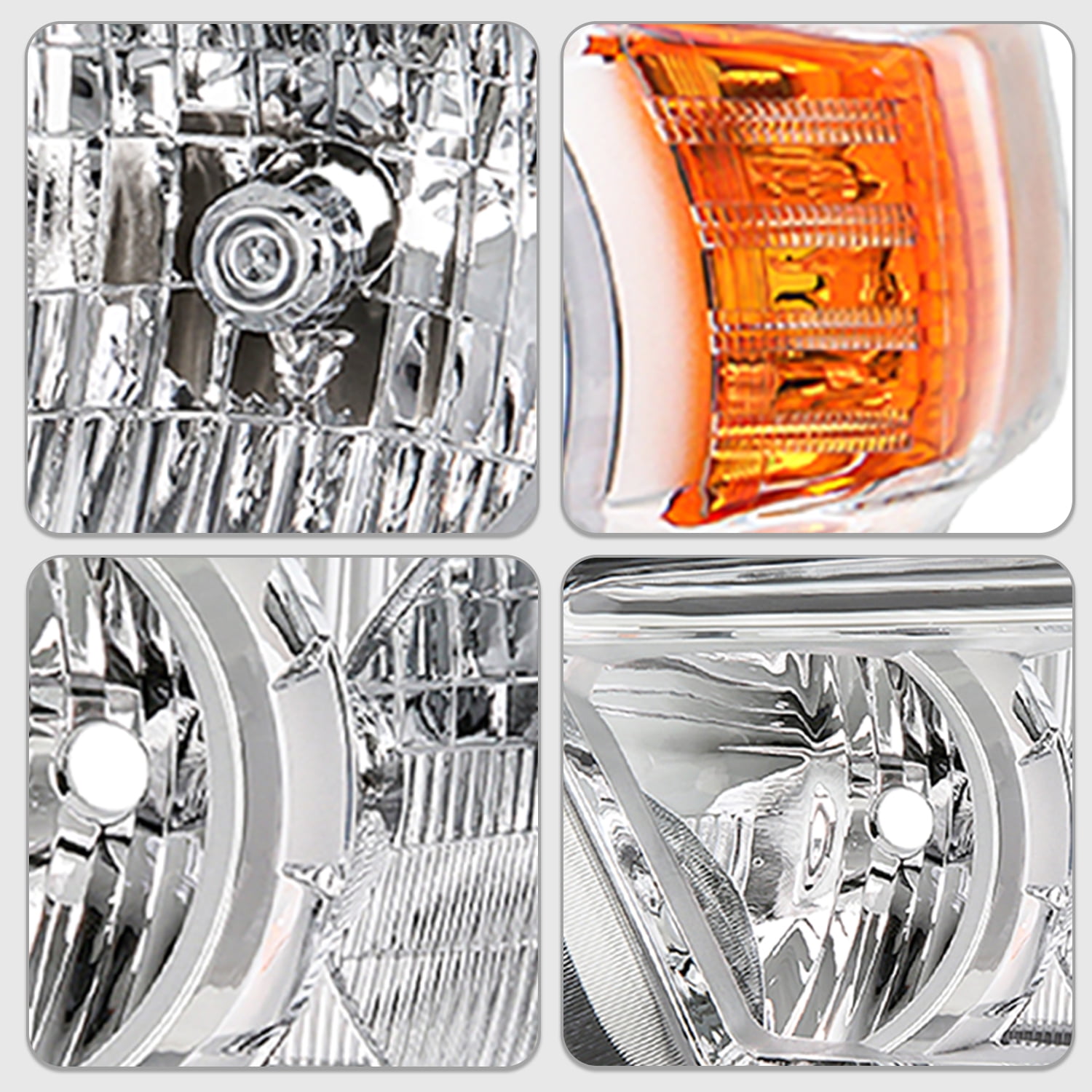 For 2010-2013 Toyota 4Runner Assembly Headlights  LH+RH Set