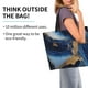 thumbnail image 2 of Fotbe Navy Blue Marble Bolsa Tote Estética de Lona con Estampado para Mujer - Bolsa Reutilizable de Hombro Casual para Vacaciones, Compras, Trabajo y Gimnasio, 2 of 8