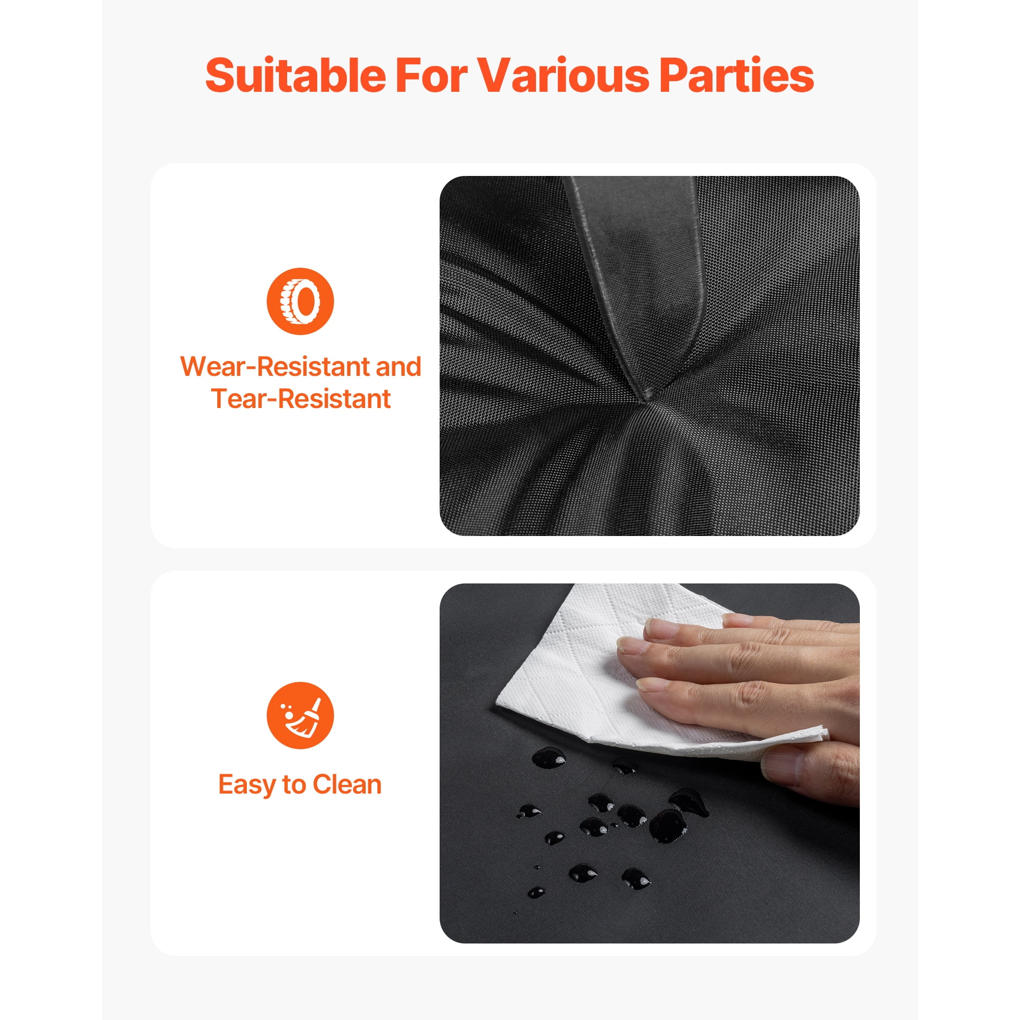 KFFKFF Inflatable Nightclub, 26.2 x 19.7 x 13.1 ft Party Tent with 1100W Blower & Sandbag, Ventilated Blow-up Event Space with 2 Windows, Air Cube House for Celebrations and Gatherings
